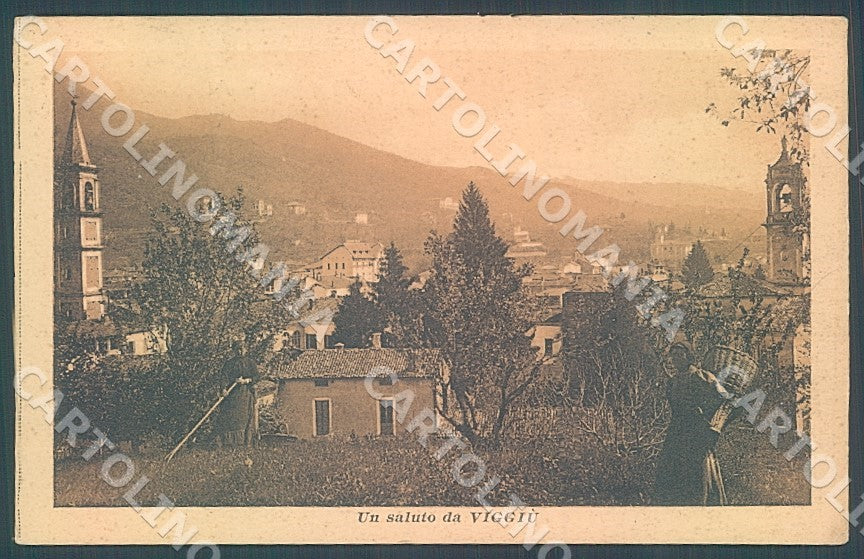 Varese Viggiù Chiesa saluto da cartolina JK7783 – fronte