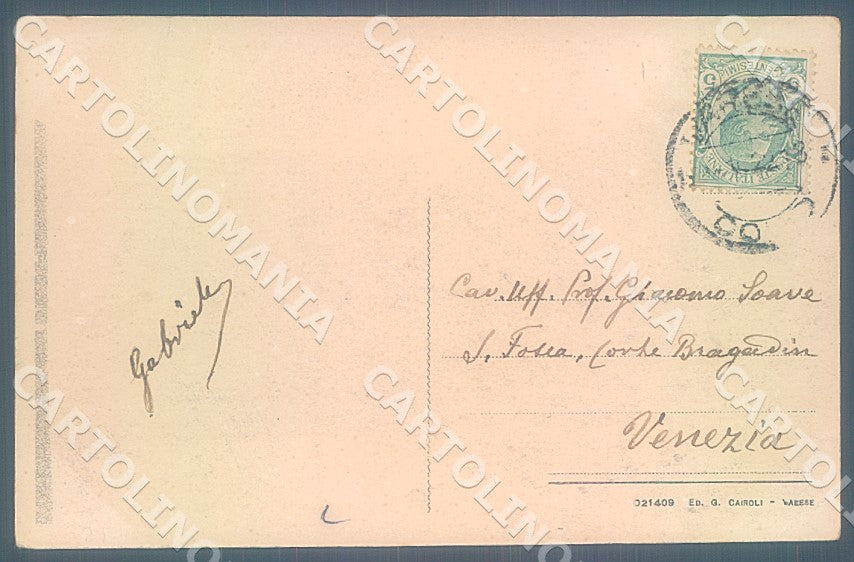 Varese Azzate PIEGHINA ANGOLO cartolina JK7789 – retro