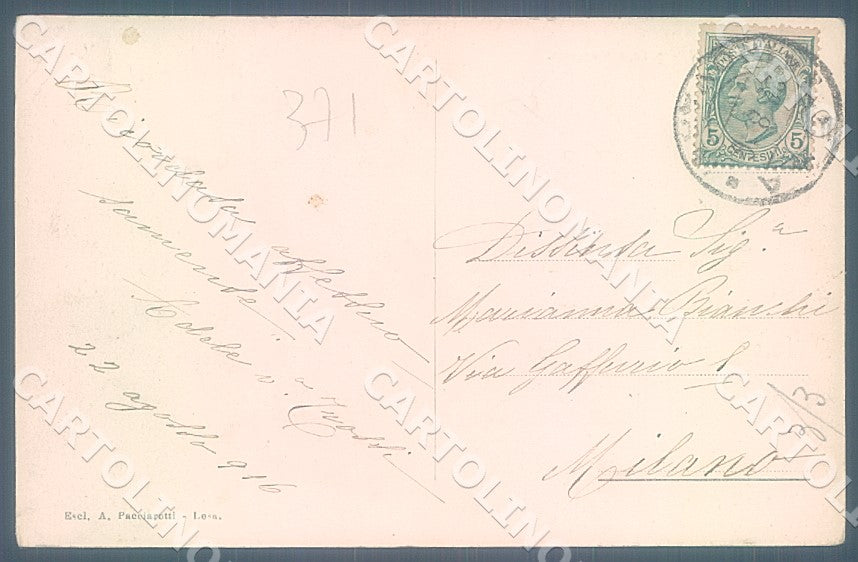 Novara Lesa Lago Maggiore Battello cartolina JK7797 – retro