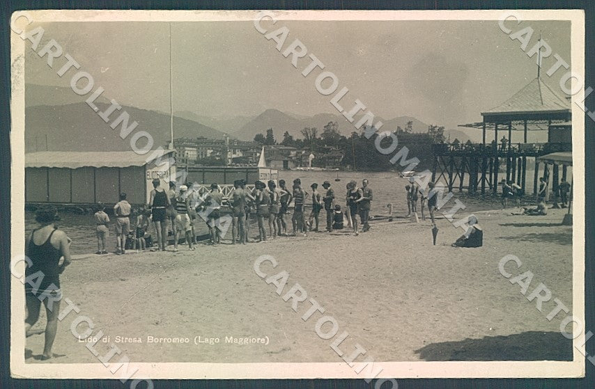 Verbania Stresa Lido Elioterapia Foto cartolina JK7798 – fronte