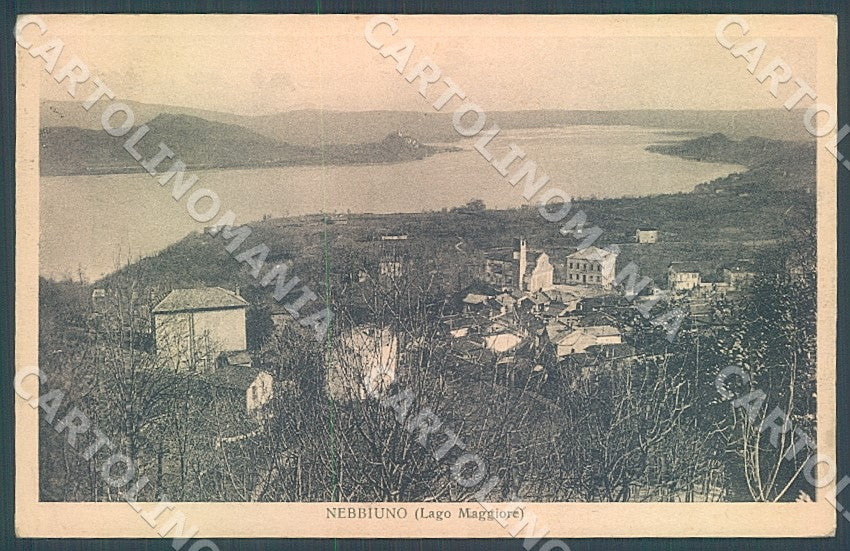 Novara Nebbiuno Lago Maggiore cartolina JK7804 – fronte
