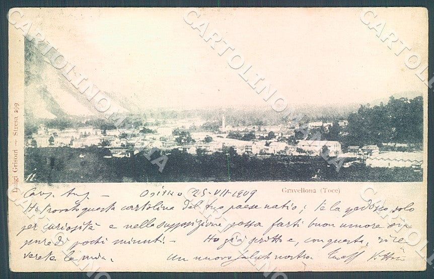 Verbania Gravellona Toce cartolina JK7806 – fronte