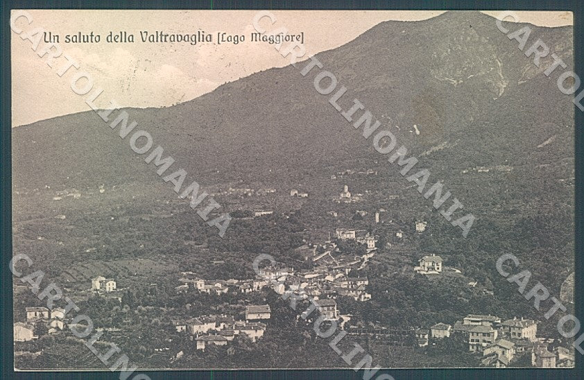 Varese Porto Valtravaglia saluto da cartolina JK7811 – fronte