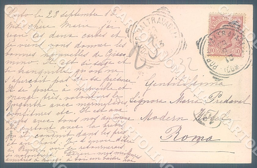 Varese Porto Valtravaglia saluto da cartolina JK7811 – retro