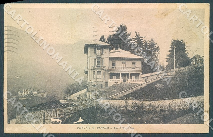 Biella Mosso Santa Maria Villa Emilia ABRASA cartolina JK7816 – fronte