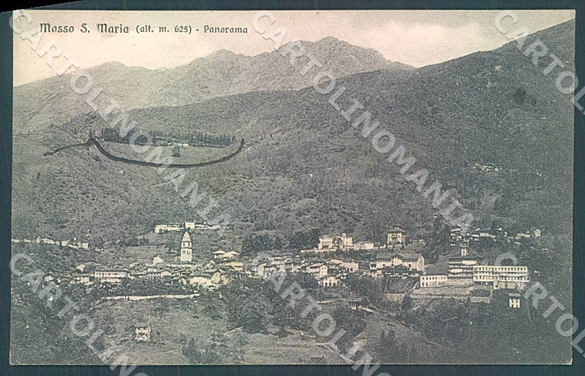 Biella Mosso Santa Maria Cascina Crolla cartolina JK7818 – fronte