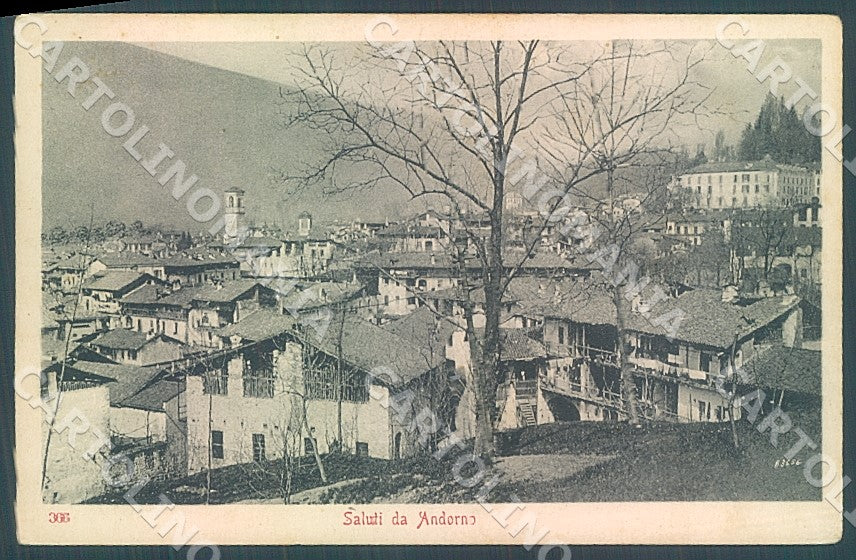 Biella Andorno saluti da cartolina JK7820 – fronte