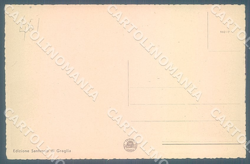 Biella Graglia Santuario Vacche al Pascolo cartolina JK7821 – retro