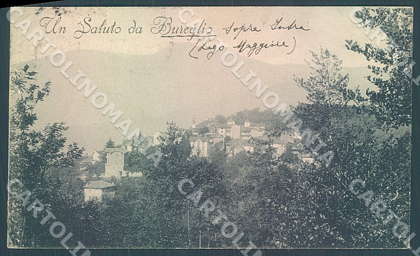 Verbania Bureglio saluto da cartolina JK7823 – fronte