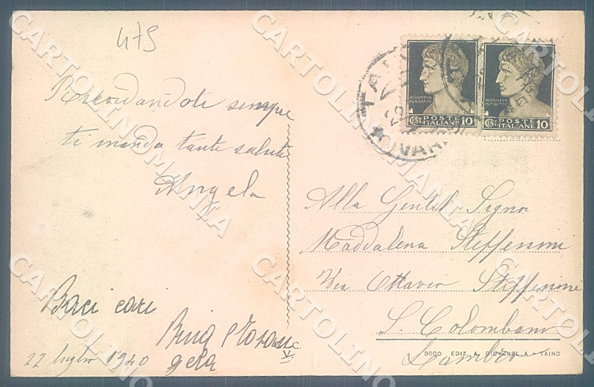 Varese Taino saluto da cartolina JK7827 – retro