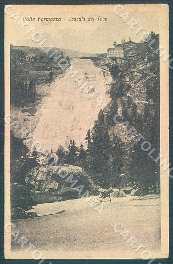 Verbania Formazza Cascata del Toce cartolina JK7837 – fronte