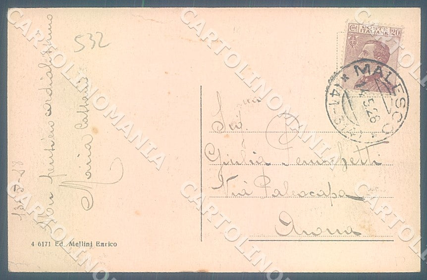 Verbania Malesco Valle Vigezzo PIEGHINE cartolina JK7840 – retro