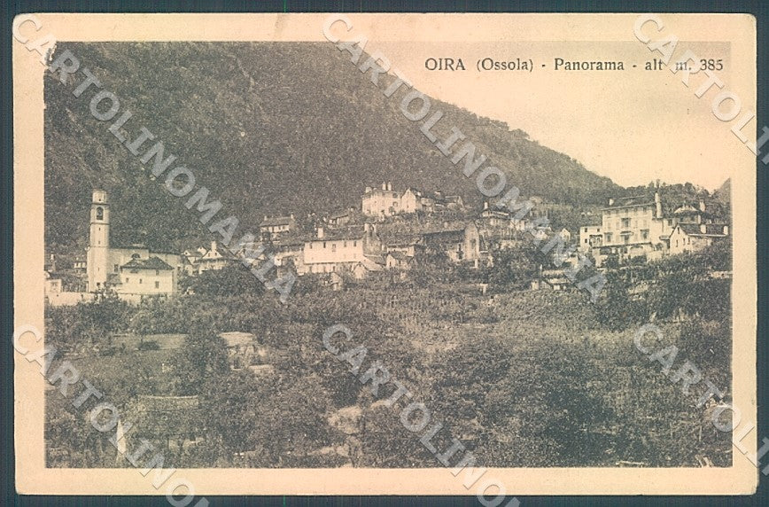 Verbania Crevoladossola Oira ABRASA cartolina JK7847 – fronte