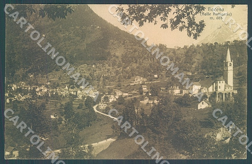 Verbania Baceno Valle Antigorio cartolina JK7851 – fronte