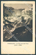 Verbania Val Formazza Cascata Toce PIEGA cartolina JK7852 – fronte