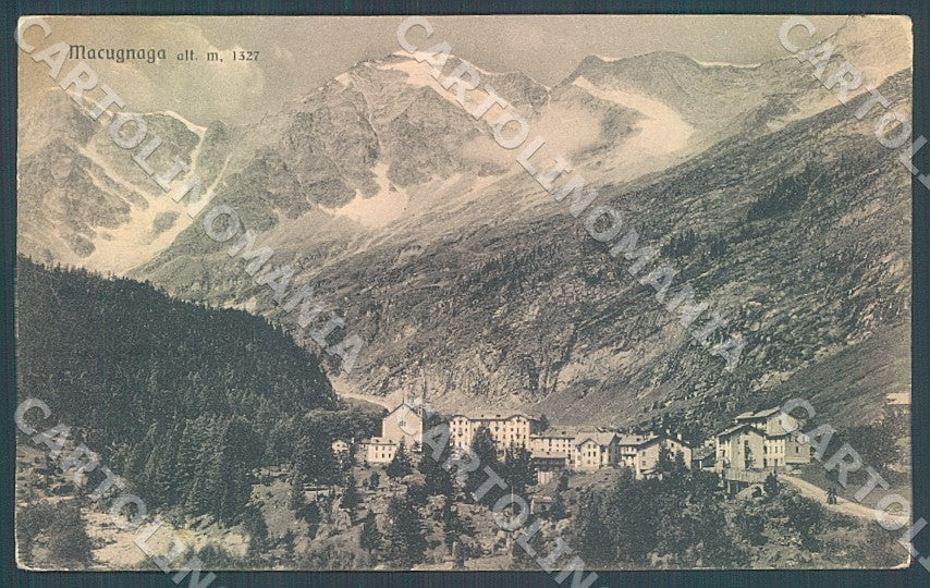 Verbania Macugnaga Brunner cartolina JK7858 – fronte