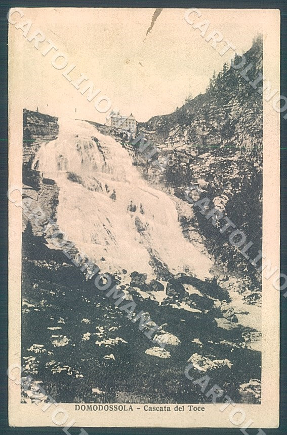 Verbania Domodossola Val Formazza Cascata Toce cartolina JK7860 – fronte