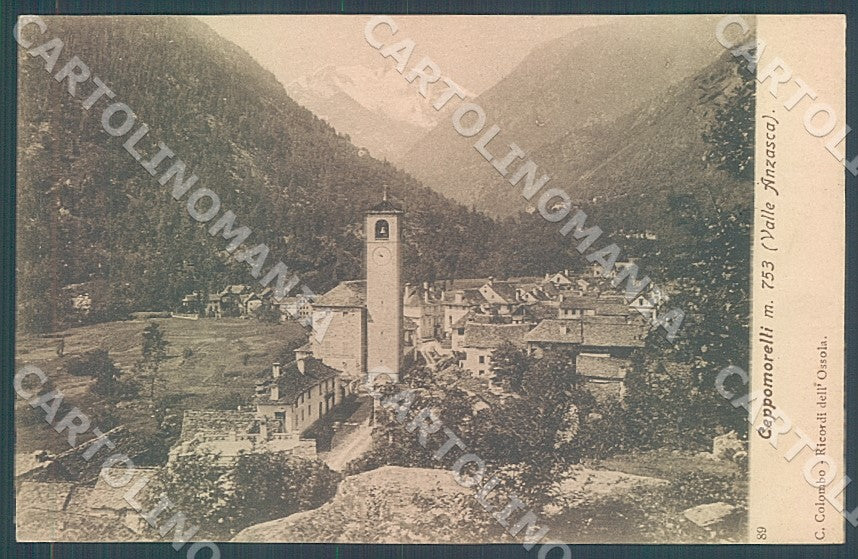 Verbania Ceppomorelli Valle Anzasca Chiesa cartolina JK7865 – fronte