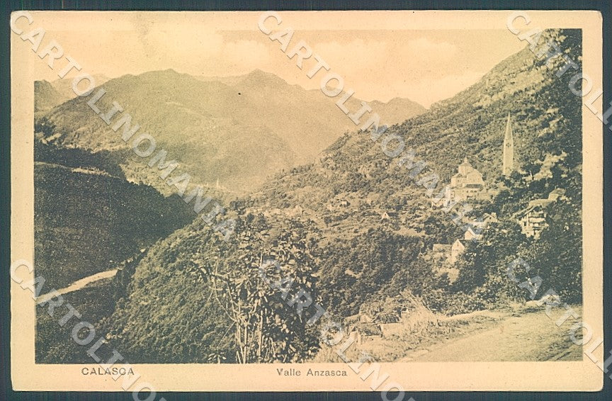 Verbania Calasca Castiglione cartolina JK7866 – fronte