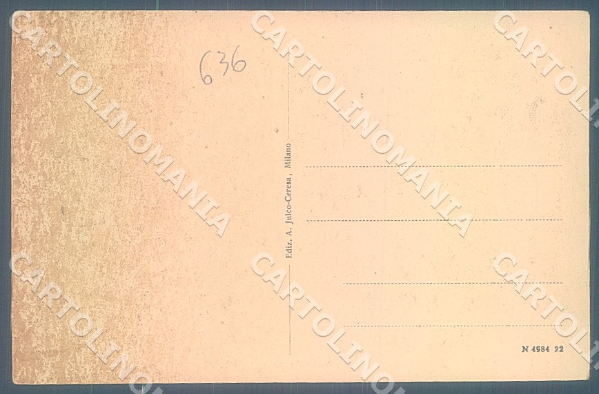 Verbania Calasca Castiglione cartolina JK7866 – retro
