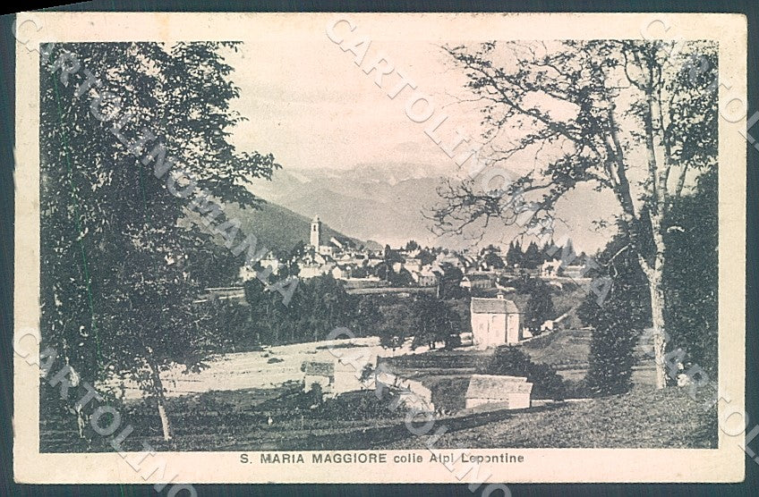 Verbania Santa Maria Maggiore cartolina JK7870 – fronte