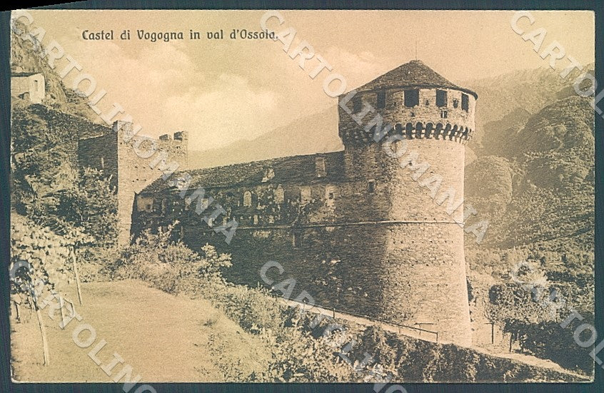 Verbania Vogogna Valle d'Ossola Castello Brunner 3240 cartolina JK7871 – fronte