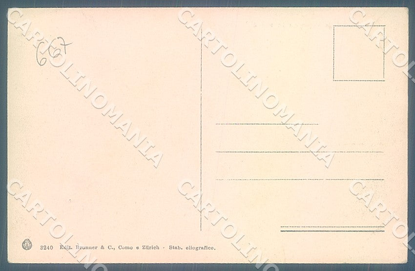 Verbania Vogogna Valle d'Ossola Castello Brunner 3240 cartolina JK7871 – retro