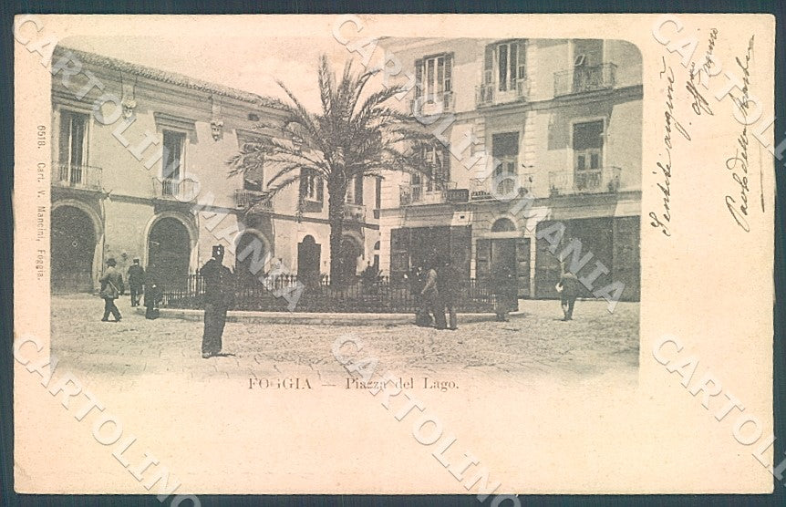 Foggia Città Piazza del Lago cartolina JK7878 – fronte
