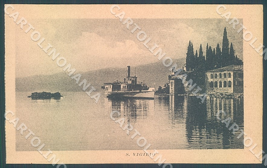 Verona Garda San Vigilio Battello cartolina JK7879 – fronte