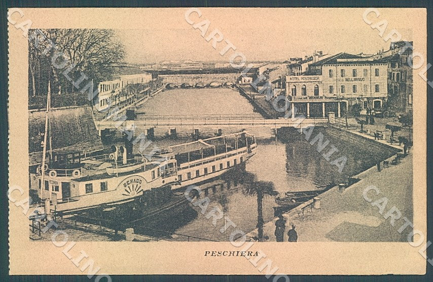 Verona Garda Peschiera Battello Benago cartolina JK7881 – fronte
