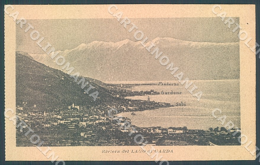 Brescia Gardone Riviera Lago di Garda cartolina JK7884 – fronte