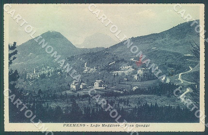 Verbania Premeno Pian Quaggè SCOLLATA cartolina JK7891 – fronte