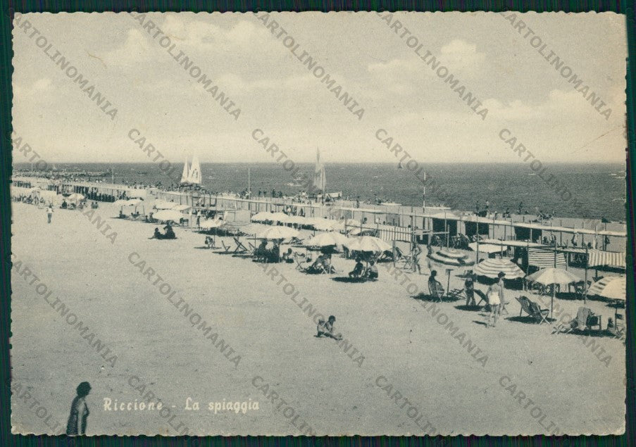 Rimini Riccione FG cartolina KB0006 – fronte