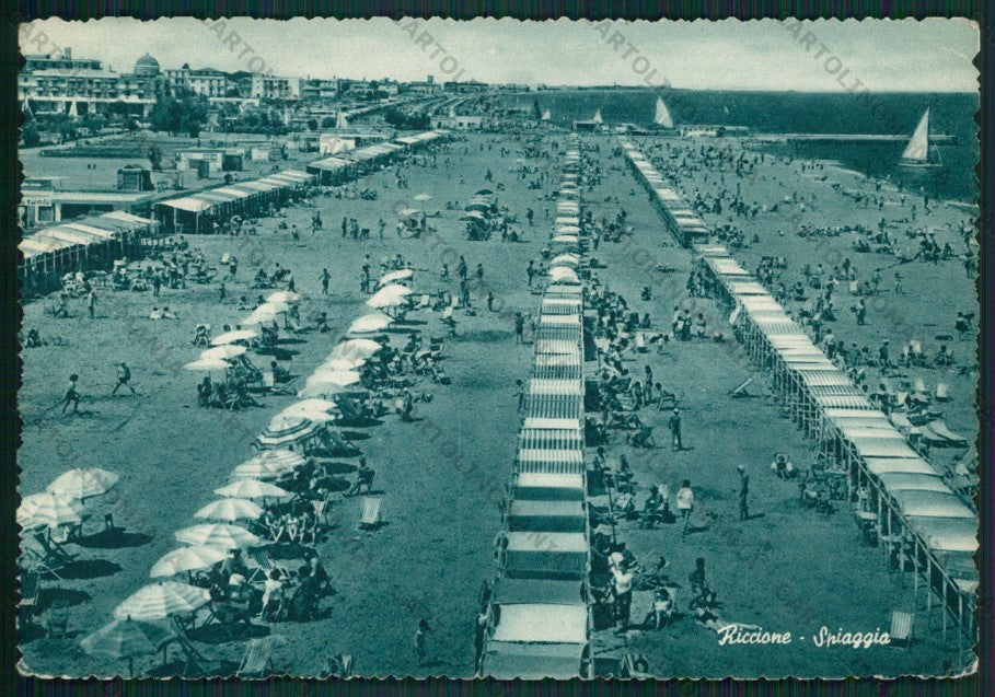 Rimini Riccione FG cartolina KB0013 – fronte