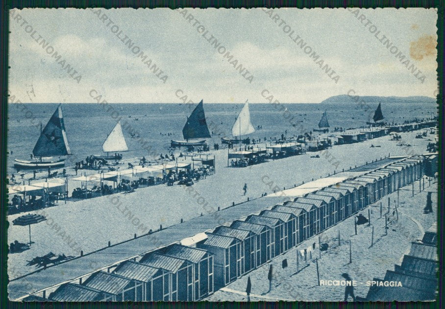 Rimini Riccione MACCHIA FG cartolina KB0022 – fronte