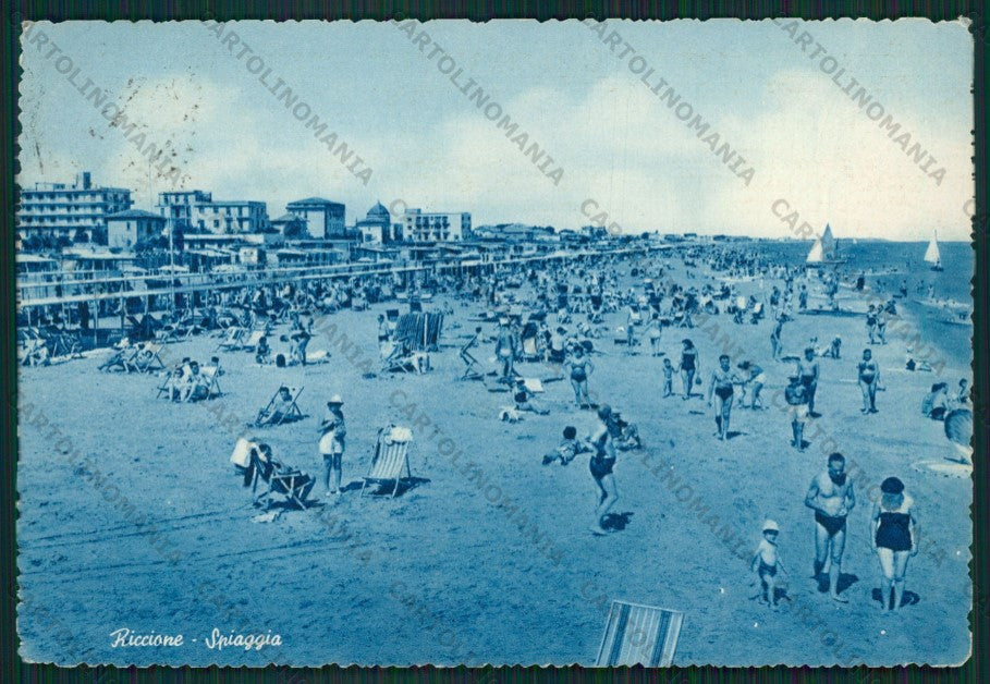 Rimini Riccione FG cartolina KB0034 – fronte