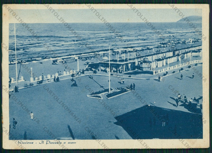 Rimini Riccione PIEGA FG cartolina KB0044 – fronte