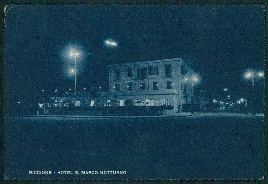 Rimini Riccione PIEGHINE FG cartolina KB0050 – fronte