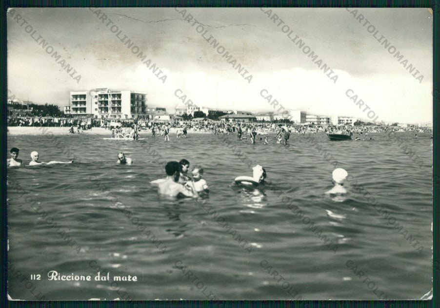 Rimini Riccione Foto FG cartolina KB0070 – fronte