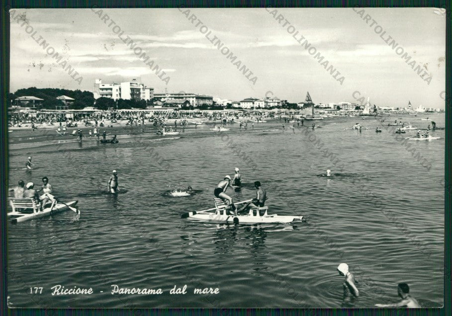 Rimini Riccione Foto FG cartolina KB0072 – fronte