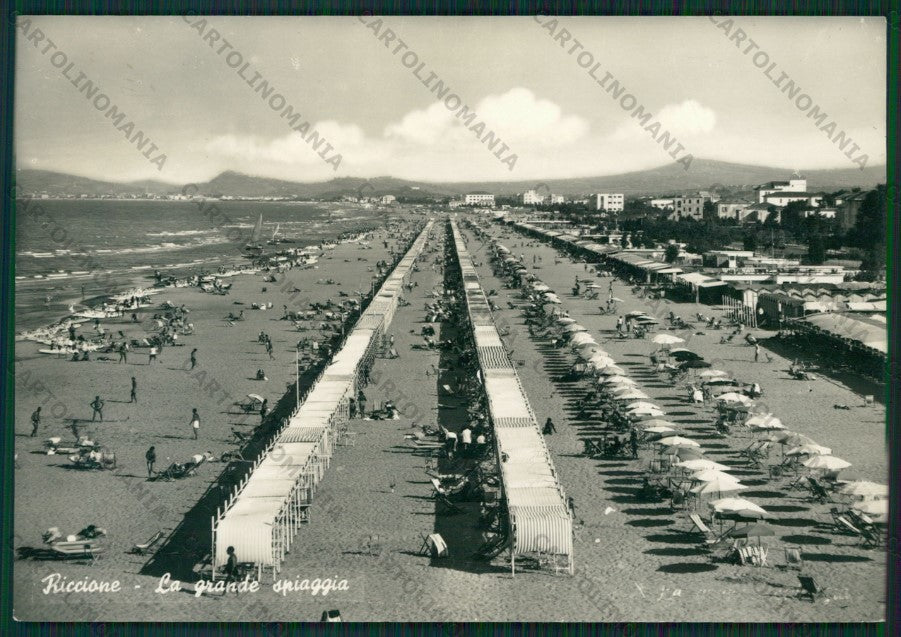 Rimini Riccione Foto FG cartolina KB0078 – fronte