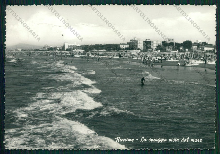 Rimini Riccione Foto FG cartolina KB0079 – fronte