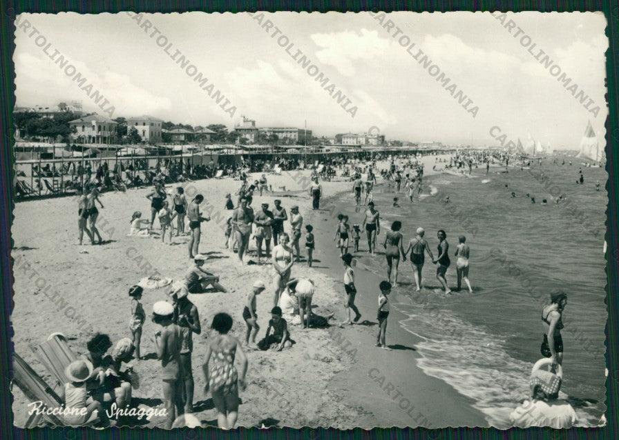 Rimini Riccione Foto FG cartolina KB0080 – fronte