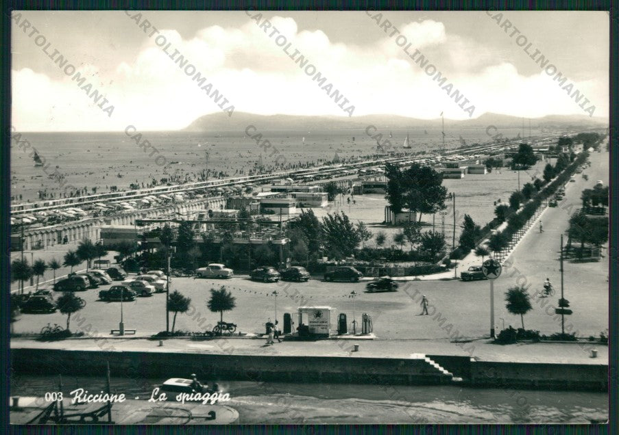 Rimini Riccione Auto Foto FG cartolina KB0084 – fronte