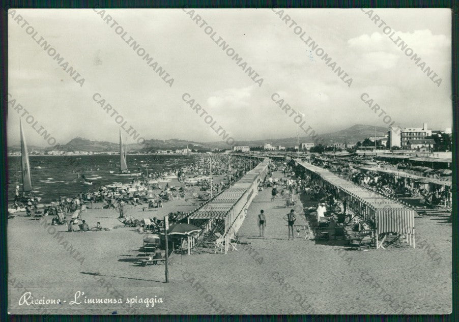 Rimini Riccione Foto FG cartolina KB0085 – fronte