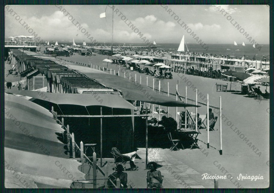 Rimini Riccione Foto FG cartolina KB0086 – fronte