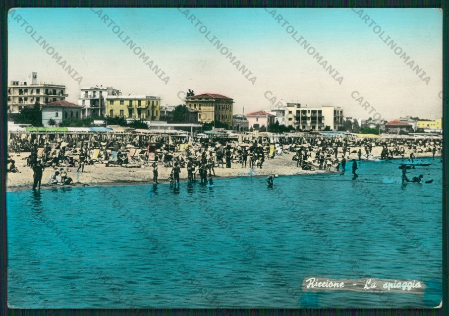 Rimini Riccione Foto FG cartolina KB0087 – fronte