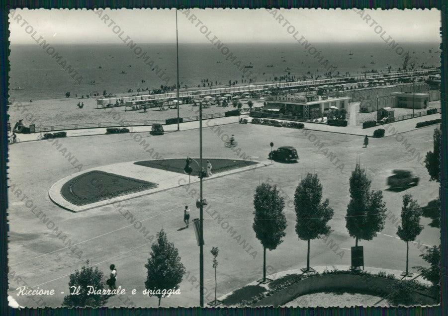 Rimini Riccione Foto FG cartolina KB0090 – fronte