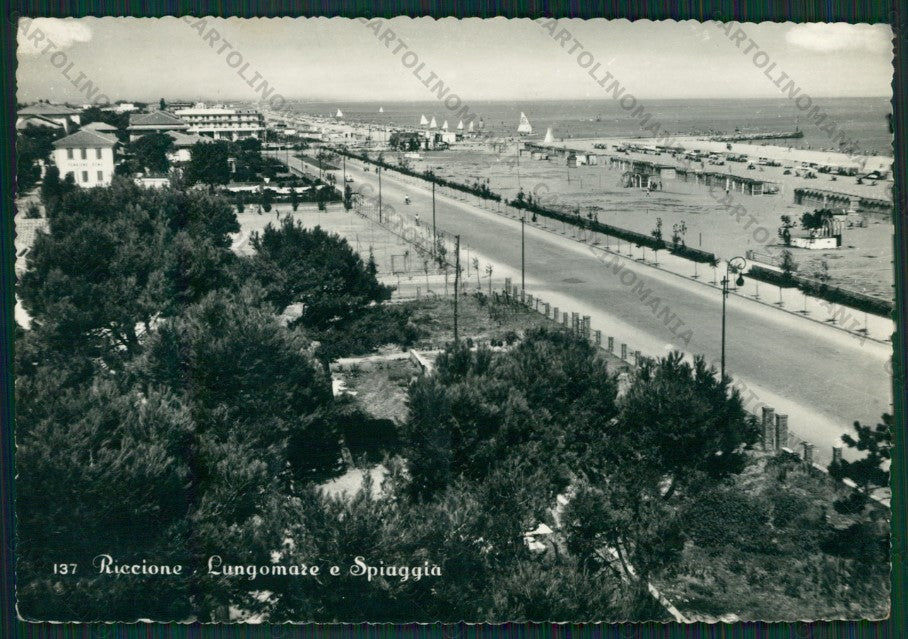 Rimini Riccione Foto FG cartolina KB0124 – fronte