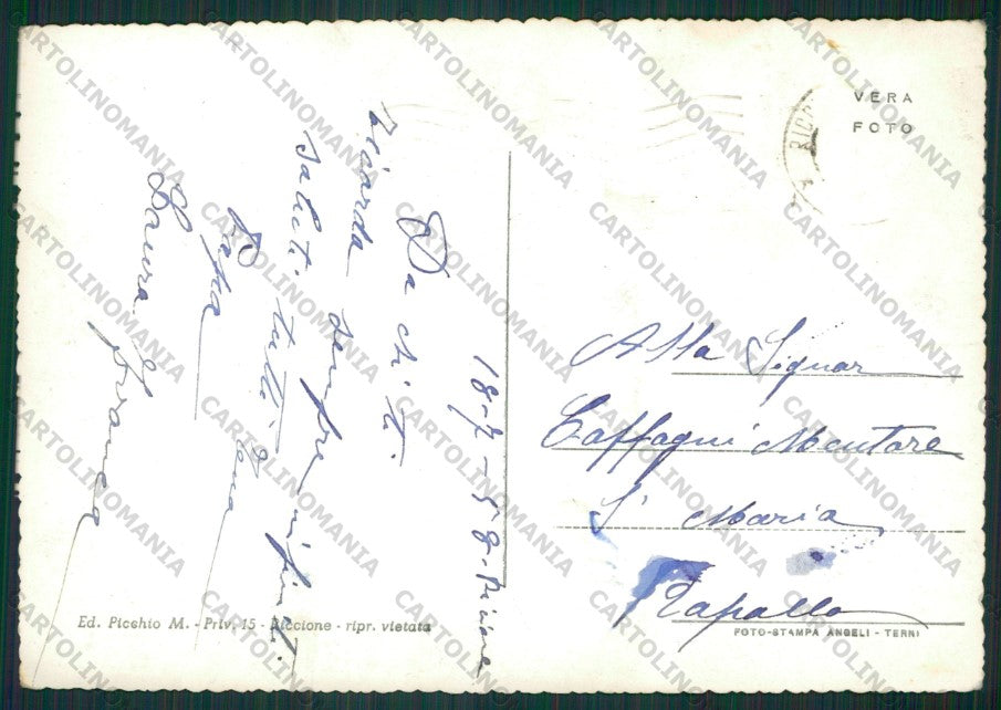 Rimini Riccione Foto FG cartolina KB0124 – retro